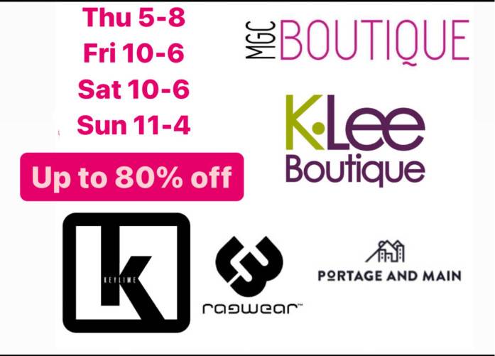 Boutique Blow Out Sale