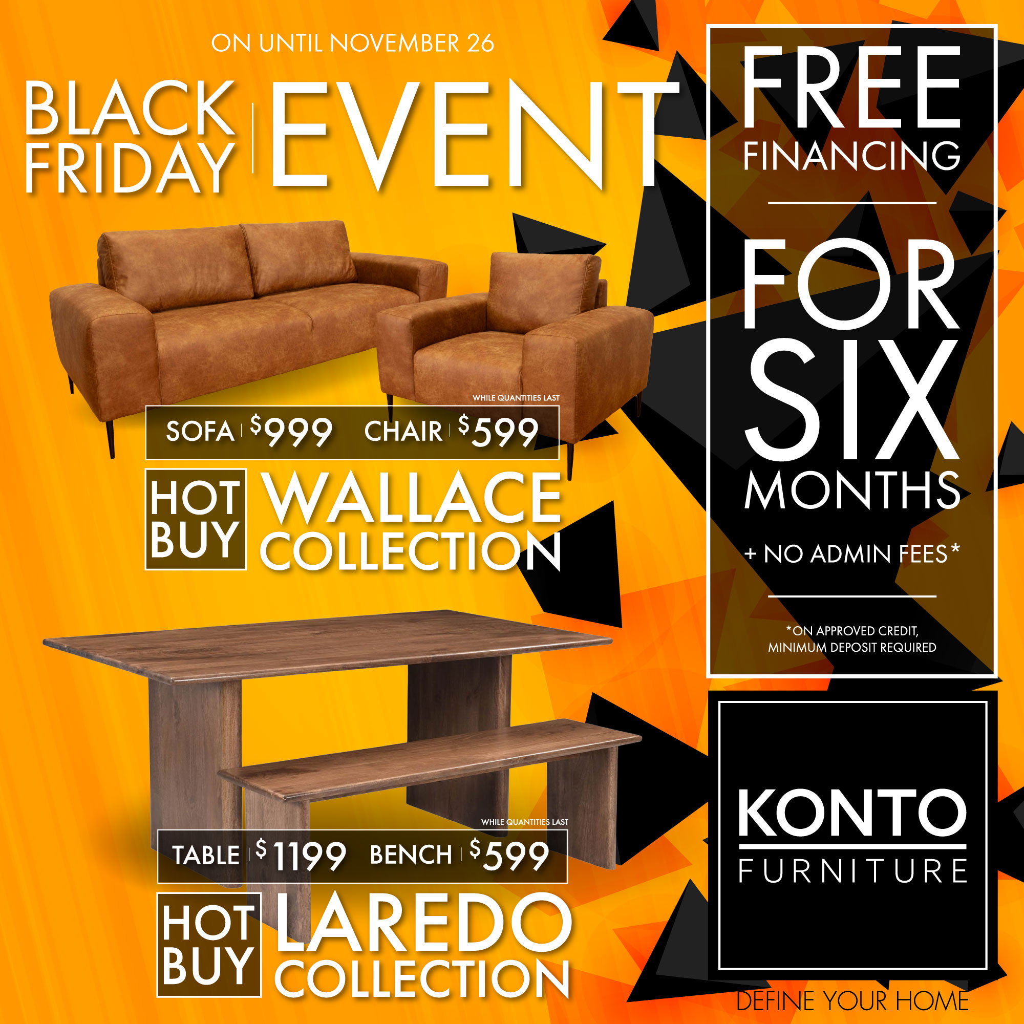 Sofaland black clearance friday sale